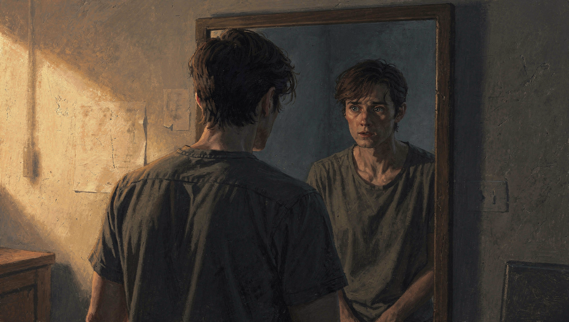 Person before an honest mirror